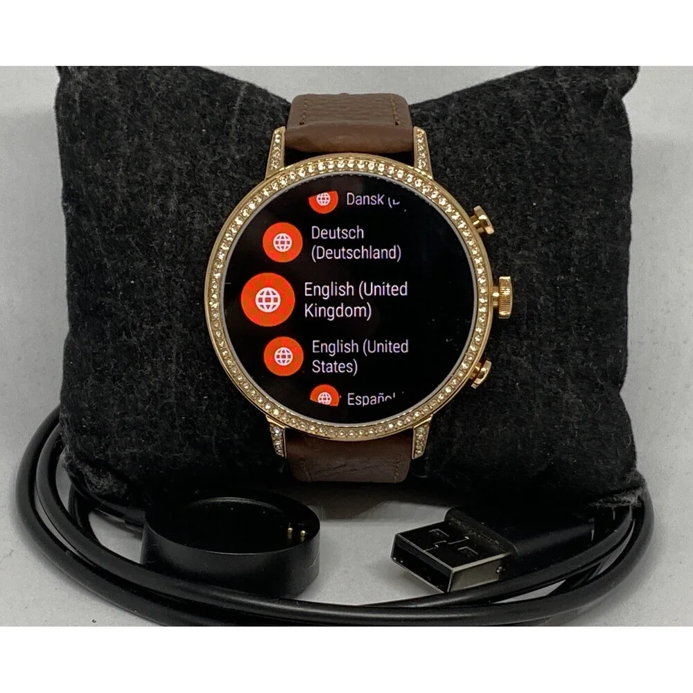 Fossil Gen 4 Authentic Digital Dial Smart Watch Custom Band FTW6015 LT313